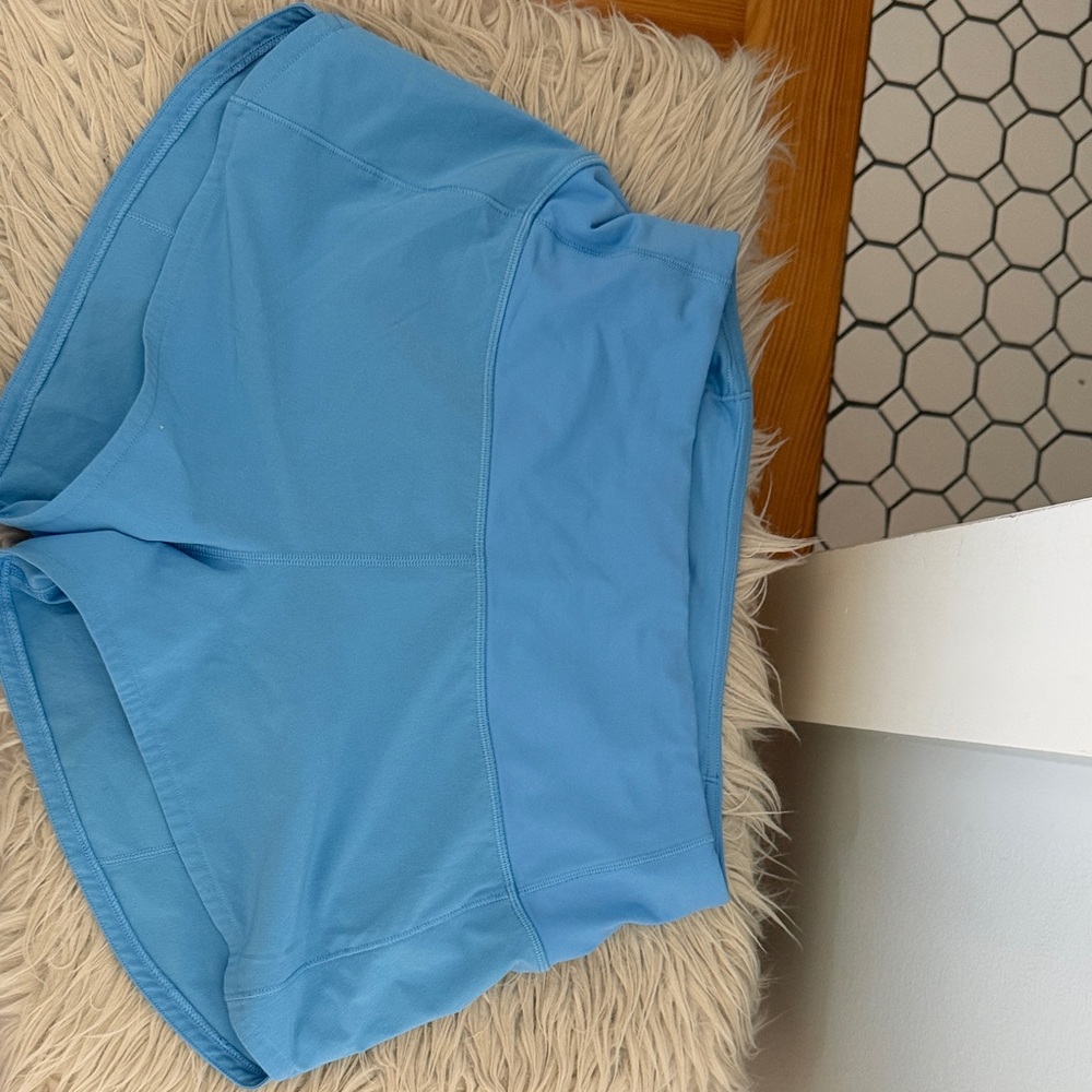 Lululemon Athletica Light Blue Athletic Shorts